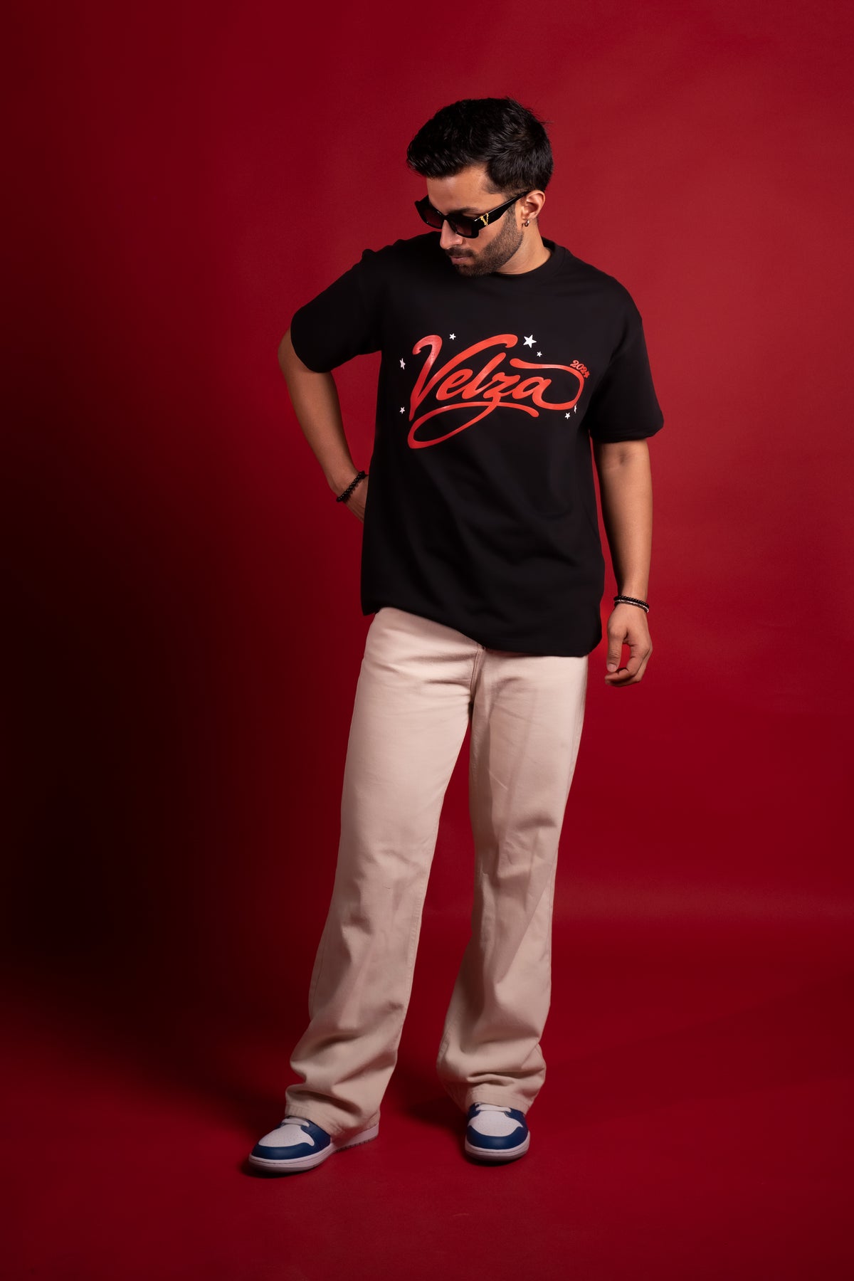 Velza Fierce Bull Oversized Tee