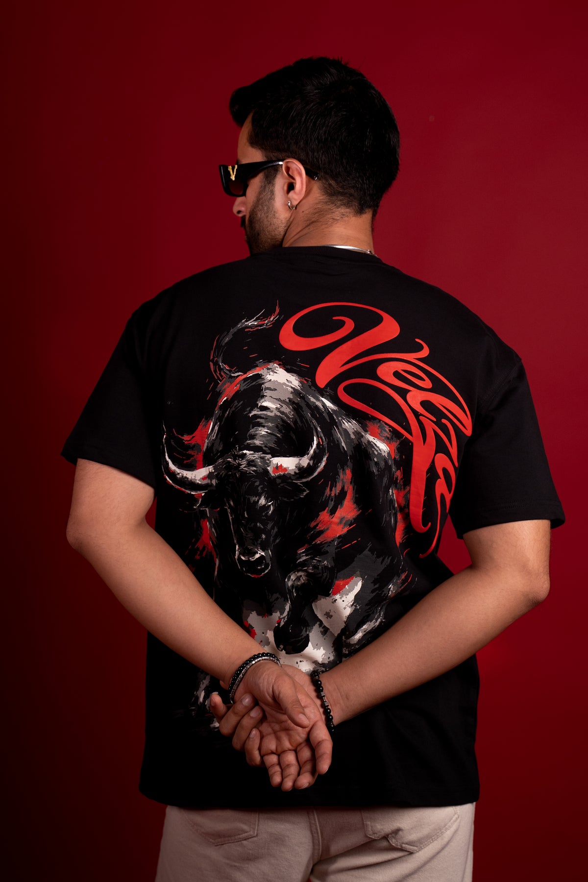 Velza Fierce Bull Oversized Tee