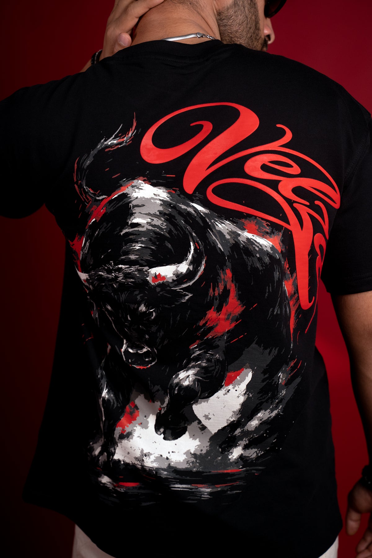 Velza Fierce Bull Oversized Tee