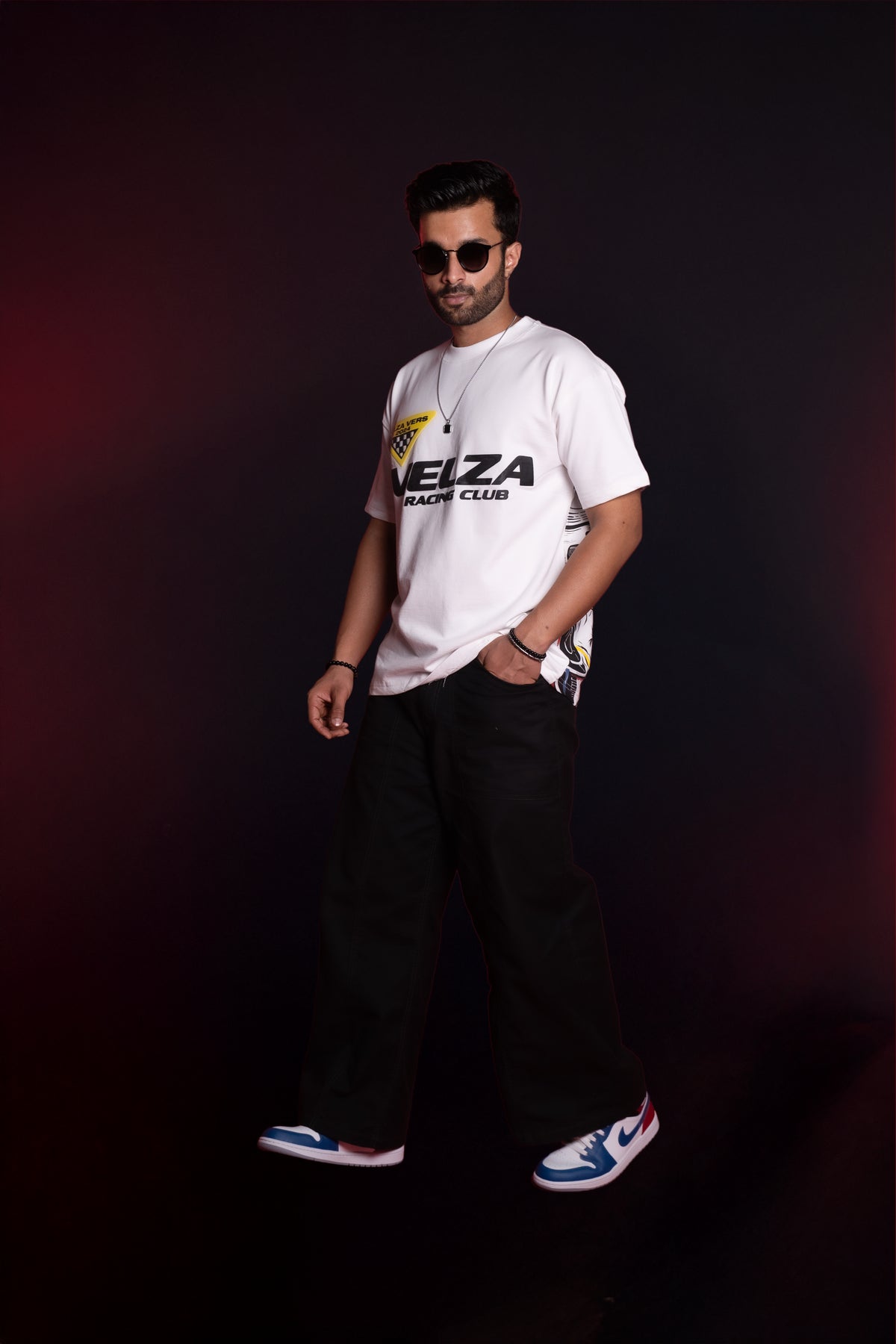 Velza Racing Club Oversized Tee