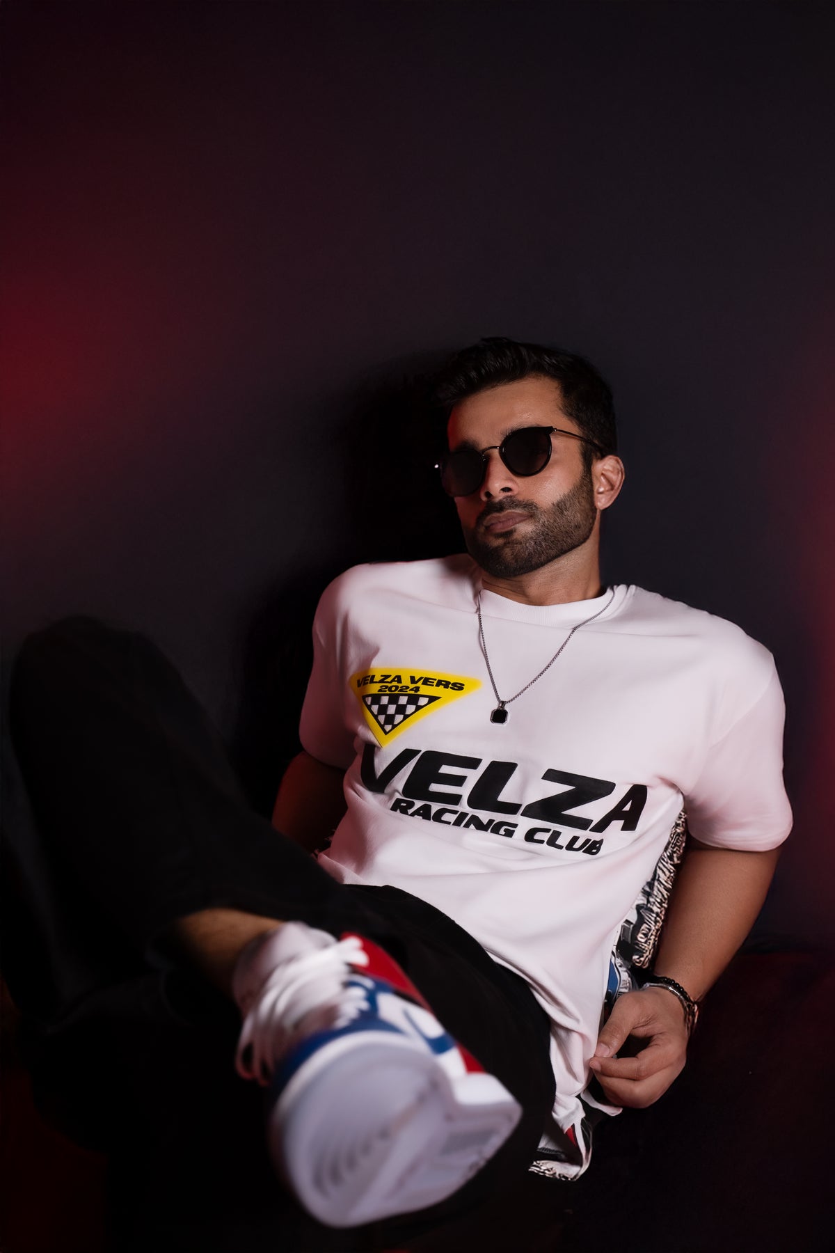 Velza Racing Club Oversized Tee