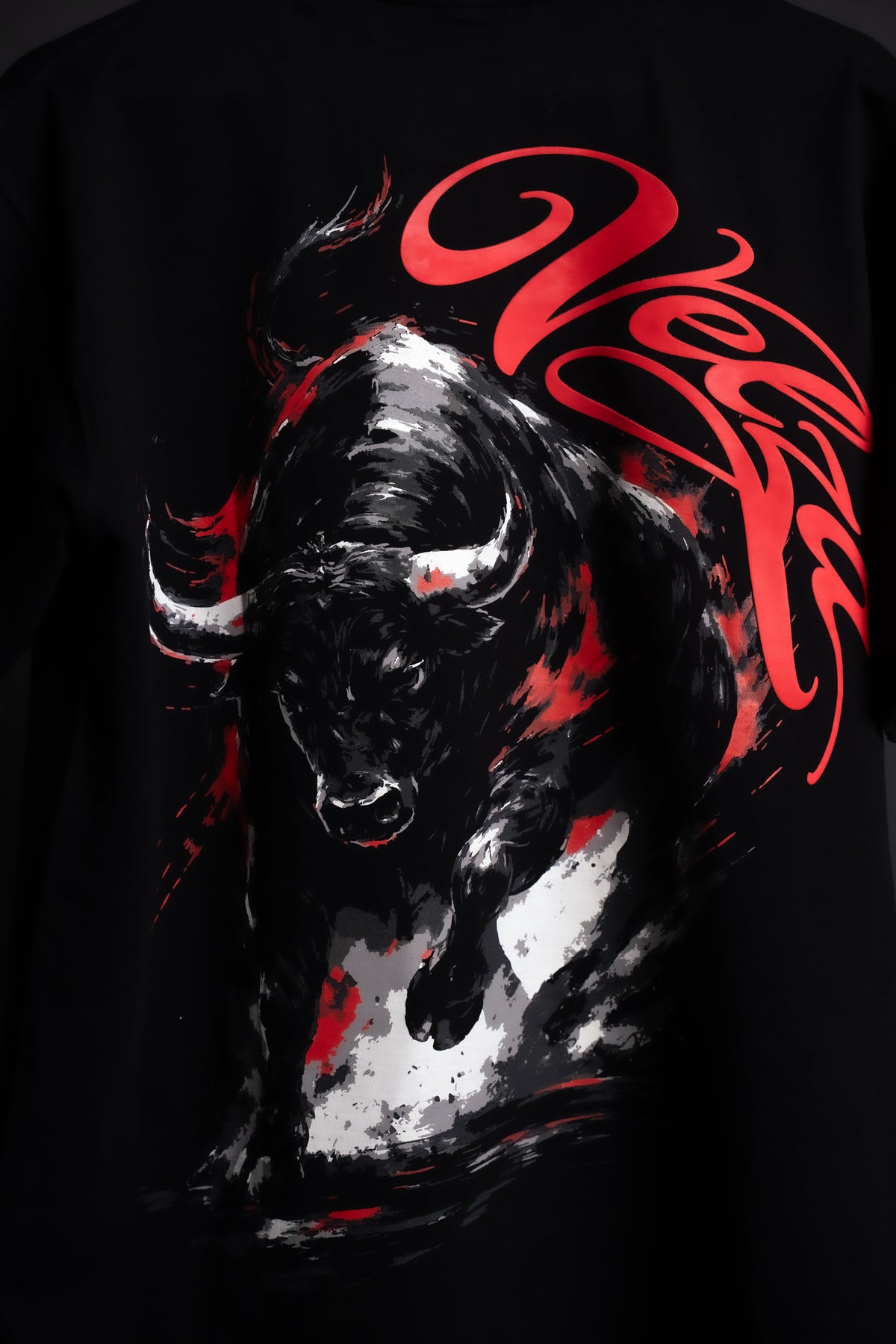 Velza Fierce Bull Oversized Tee