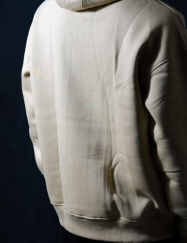 Cozy Plain Beige Hoodie