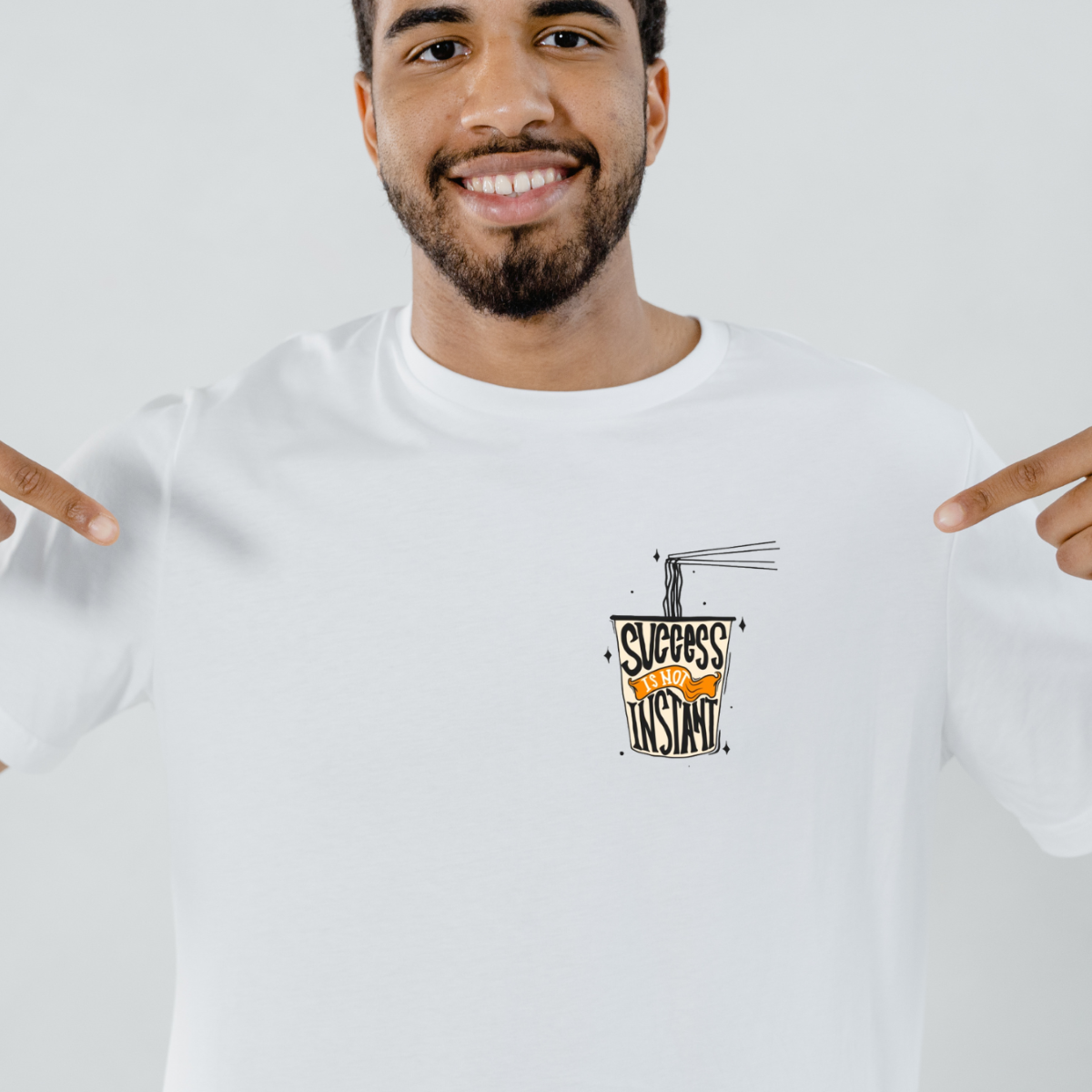 Black and White Minimalist T-Shirt Mockup Instgaram Post (Custom)