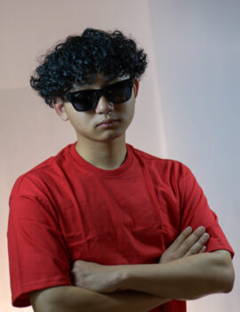 Drop Shoulder Plain Red T-shirt