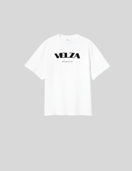 Drop Shoulder White Triumph Print