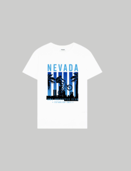 Classic White with Neveda Print
