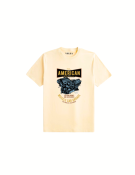 Classic Beige with American Classic Print