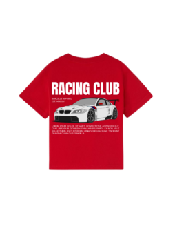 Drop shoulder RED with Racing Club