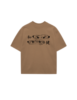 Drop shoulder Coffee with sparking looks