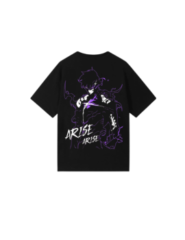 Drop shoulder Black with Arise