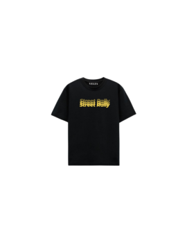 Drop shoulder Black with Streerally