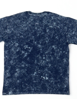 Velza Navy Blue Acid Washed Tshirt