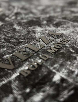 Velza Black Acid Washed Tshirt