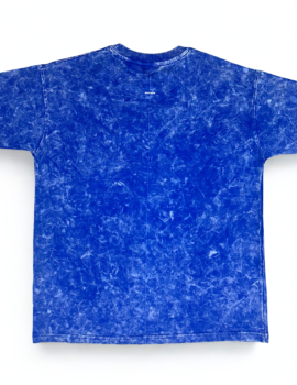 Velza Royal Blue Acid Washed Tshirt