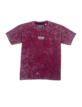 Velza Marron Acid Washed Tshirt