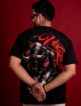 Velza Fierce Bull Oversized Tee